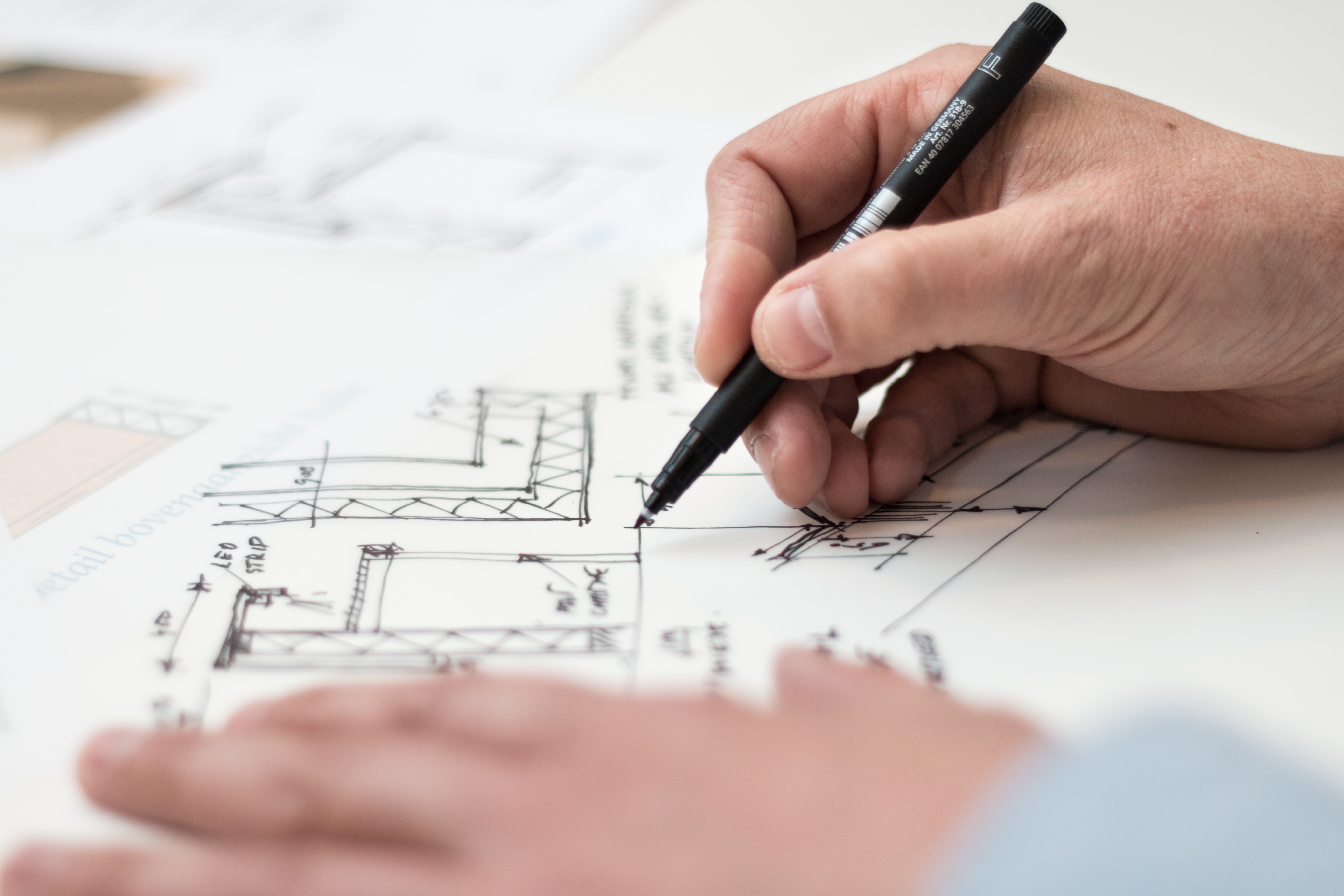 Electric Pallet Lift can help bring these engineering drawings to life.